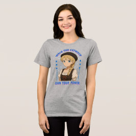 kvinnlig makt t shirt