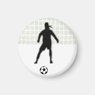 (Kvinnlig) målvakt för fotbollflickaMÄRKRE - so Magnet