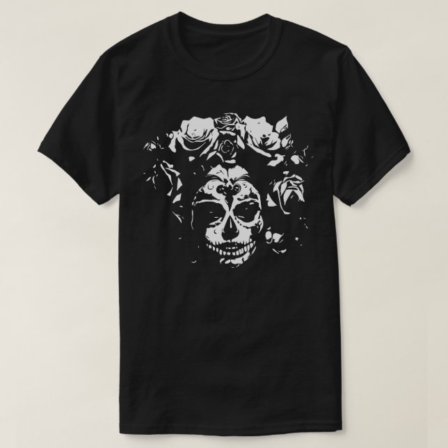 kvinnlig med ro t shirt (Design framsida)