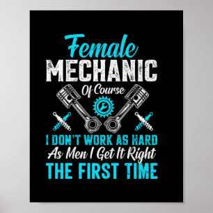 Kvinnlig mekanisk poster