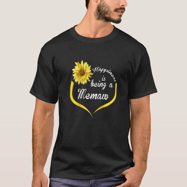 Kvinnlig minnesstund blir en Memaw Raglan T Shirt (Framsida)