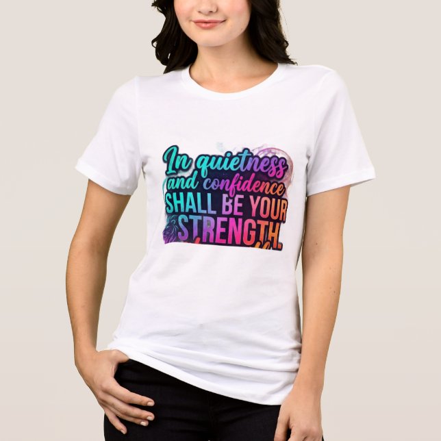 Kvinnlig mode t shirt (Framsida)