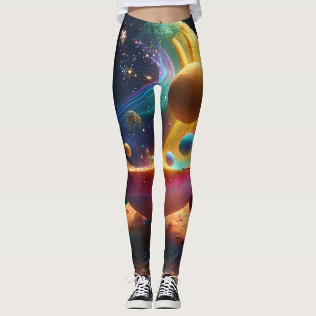 Kvinnlig modell för baljor leggings (Framsida)