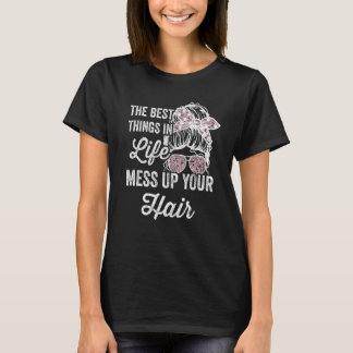 Kvinnlig motorcykel Bästa Sak i livet upp år T Shirt