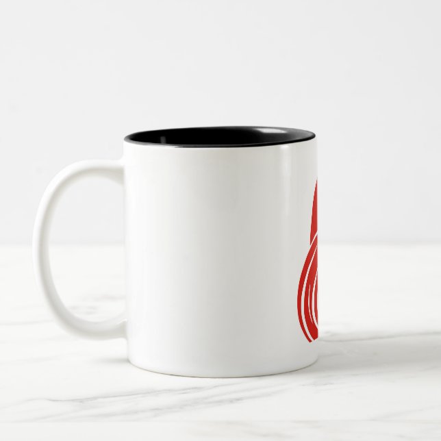 KVINNLIG MUG Två-Tonad MUGG (Vänster)