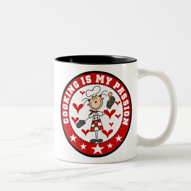 Kvinnlig mugg för kockmatlagningpassion (Höger)