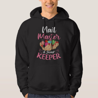 Kvinnlig nageltekniker för en manikyrister hoodie