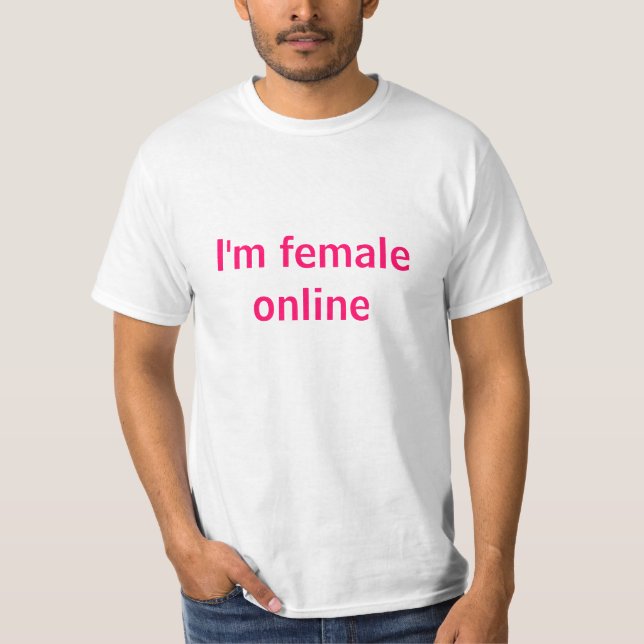 Kvinnlig online tee shirt (Framsida)