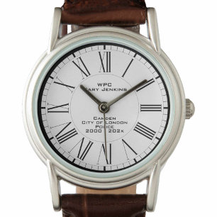 Kvinnlig poliskonstapel armbandsur