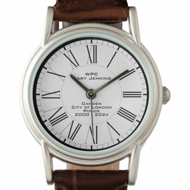 Kvinnlig poliskonstapel armbandsur (Skapare uppladdad)