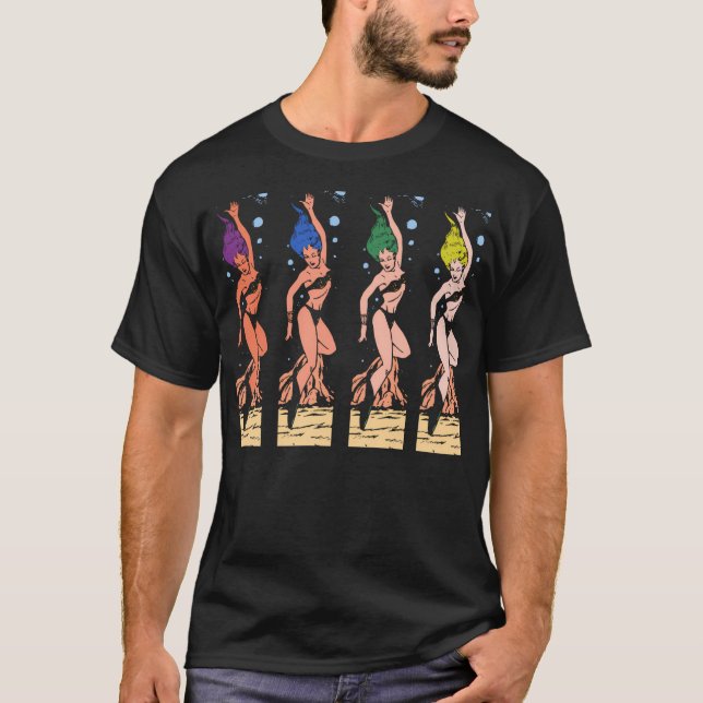 Kvinnlig rymdälva t shirt (Framsida)
