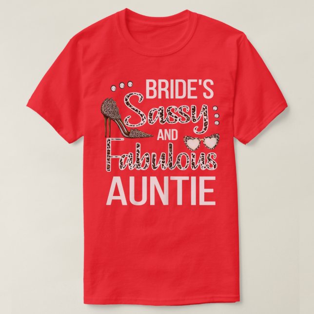 Kvinnlig Sassy Faster Till Bruden Bröllopsdusch Br T Shirt (Design framsida)