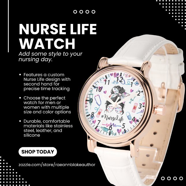 Kvinnlig Sjuksköterska Liv Vakt Armbandsur (Skapare uppladdad)