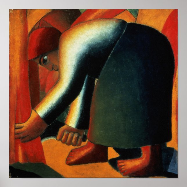 Kvinnlig skärning, 1900 poster (Framsidan)