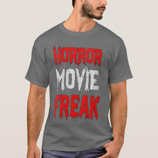 Kvinnlig skräckfilmsfantast Roligt skräckfilmsnörd T Shirt