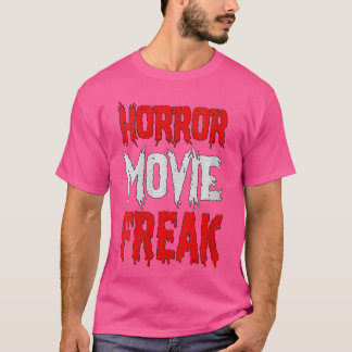 Kvinnlig skräckfilmsfantast Roligt skräckfilmsnörd T Shirt