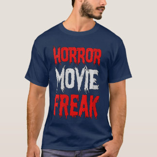 Kvinnlig skräckfilmsfantast Roligt skräckfilmsnörd T Shirt