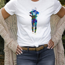 Kvinnlig Softbollspelare T Shirt