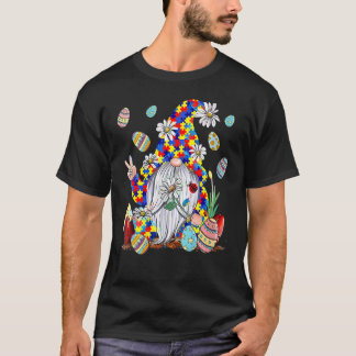 Kvinnlig Sped Lärar Autism Påsk Dag Tomte Påsk T Shirt
