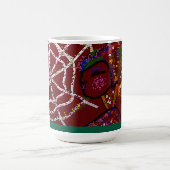 Kvinnlig spindel farao  kaffemugg (Center)