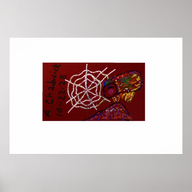 Kvinnlig Spindel-Farao Poster (Framsidan)