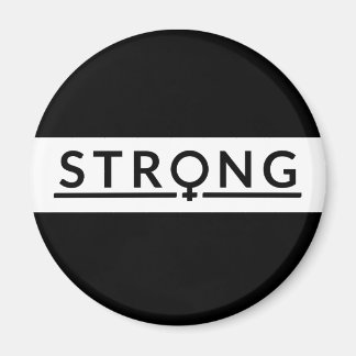 Kvinnlig stark feminist magnet