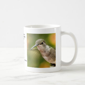 Kvinnlig svart hakaHummingbirdmugg Kaffemugg