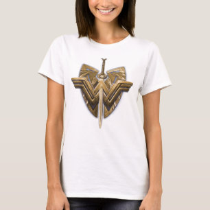  kvinnlig symbol med ett ord av rättvisa t shirt