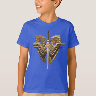 kvinnlig symbol med ett ord av rättvisa t shirt