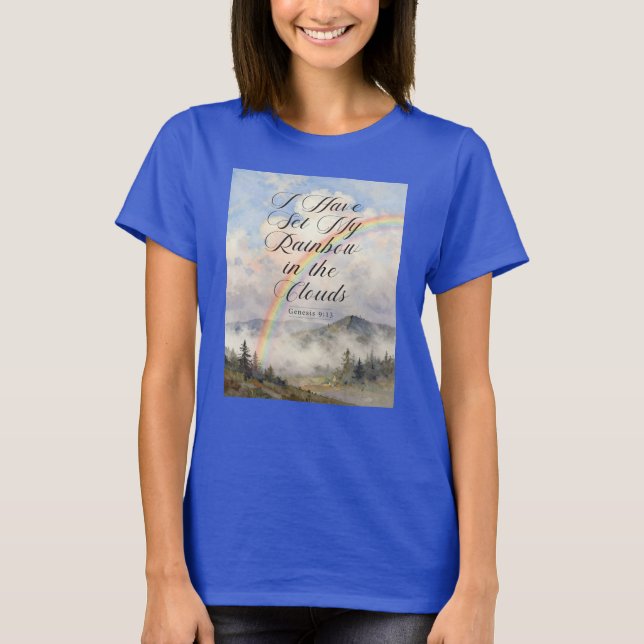 Kvinnlig t-shirt med citat från Gamla testamentet (Framsida)