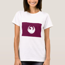 Kvinnlig T-shirt med flagga från Phoenix, Arizona,