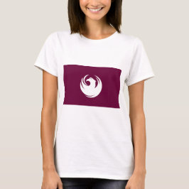 Kvinnlig T-shirt med flagga från Phoenix, Arizona,
