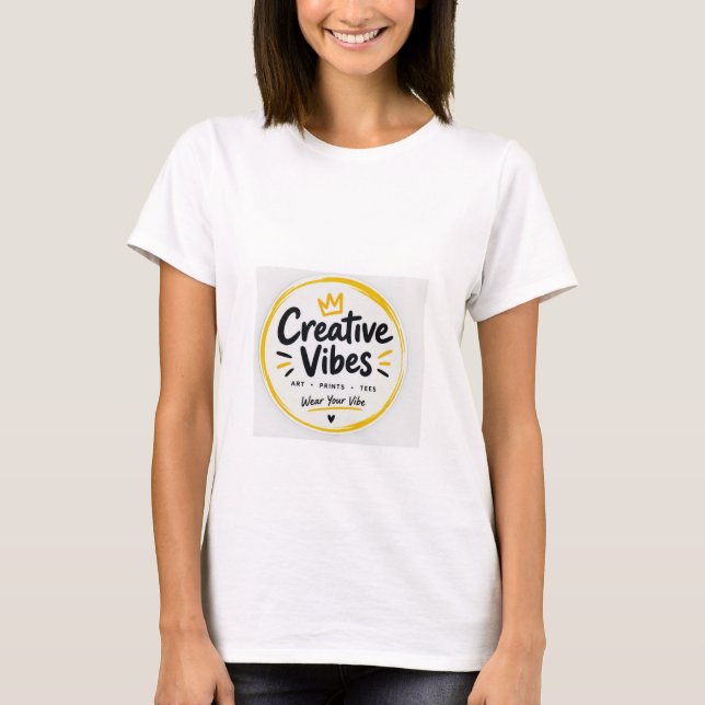 Kvinnlig T-shirt med vibe (Framsida)