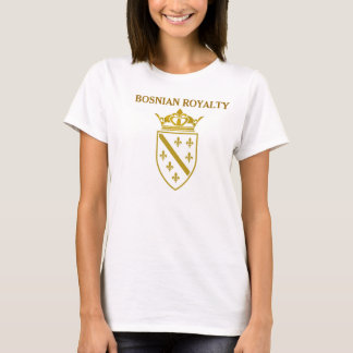 Kvinnlig T-tröja för bosnisk royalty Tee Shirt