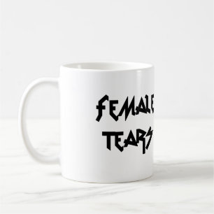 Kvinnlig tårarmugg kaffemugg