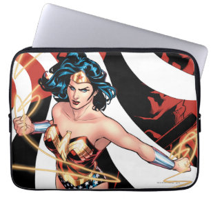 kvinnlig Tecknad, omslag nr 12 Laptop Sleeve