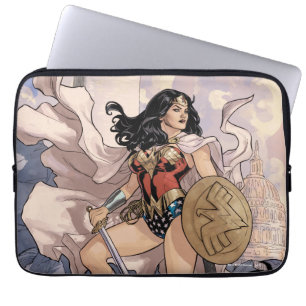 kvinnlig Tecknad, omslag nr 13 Laptop Sleeve
