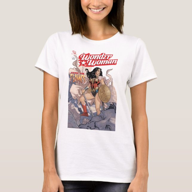  kvinnlig Tecknad, omslag nr 13 T Shirt (Framsida)
