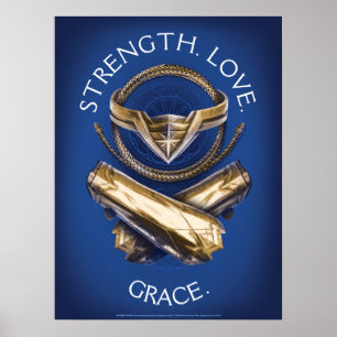 kvinnlig tiara, lasso och armband poster