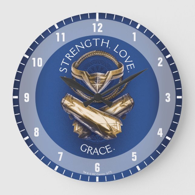  kvinnlig tiara, lasso och armband stor klocka (Framsida)