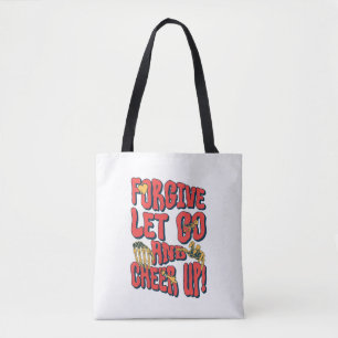 KVINNLIG TOTE-BAG FÖR FÖRLÅTELSE, LÅT GÅ OCH MUNTR TYGKASSE