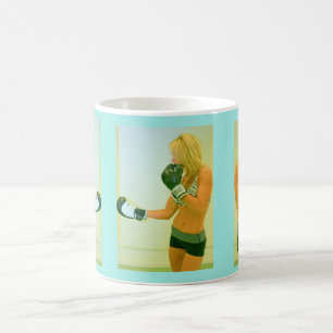 Kvinnlig träning Boxer Thunder_Cove Kaffemugg