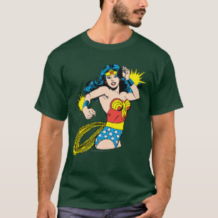 kvinnlig tvist med gULvhandklovar T-shirt