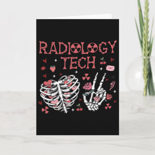 Kvinnlig Valentins Radiologi Teknisk Skelett Ultra Kort