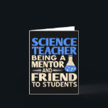 Kvinnlig vetenskapslärare mentor och vän till stud kort<br><div class="desc">Kvinnlig vetenskapslärare mentor och vän till studenter Humor V-ringad</div>
