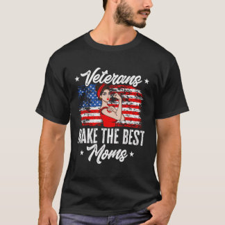 Kvinnlig veteran gör den bästa Mammor veterandagen T Shirt