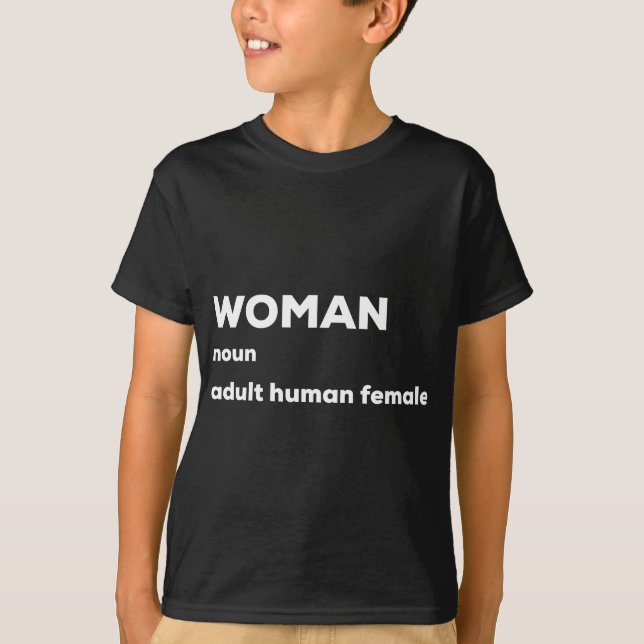 Kvinnlig Vuxen Kvinnlig kvinna T Shirt (Framsida)