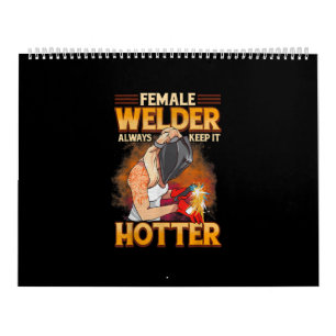 Kvinnlig walder Behållor alltid det varmare Kalender