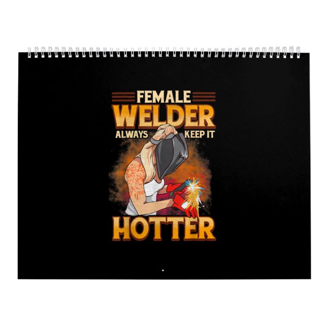 Kvinnlig walder Behållor alltid det varmare Kalender (Omslag)