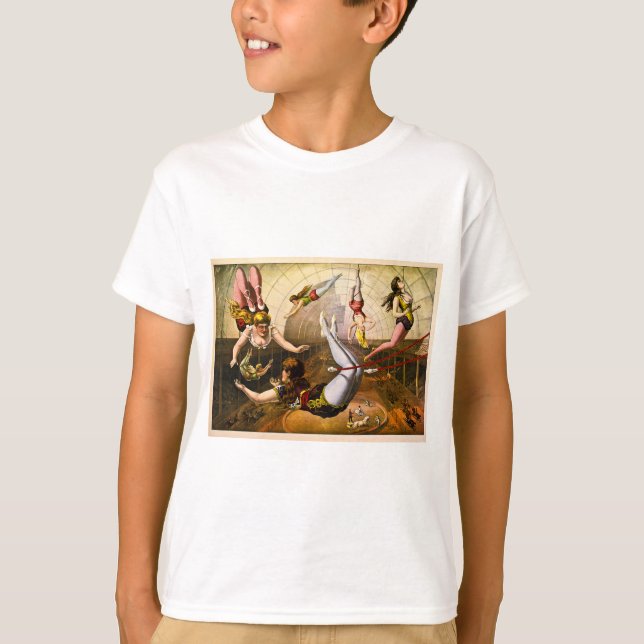 Kvinnliga Acrobat 1890 T-shirt (Framsida)